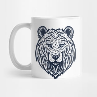 Grizzly Bear Animal Freedom World Wildlife Wonder Vector Graphic Mug